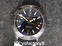VS厂欧米茄海马600米深海之黑复刻手表质量品质如何