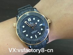 VS厂欧米茄全陶瓷海马300米墨金版复刻表细节做工如何